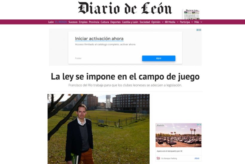 Diario de Leon La ley se impone en el campo de juego Fran del Rio